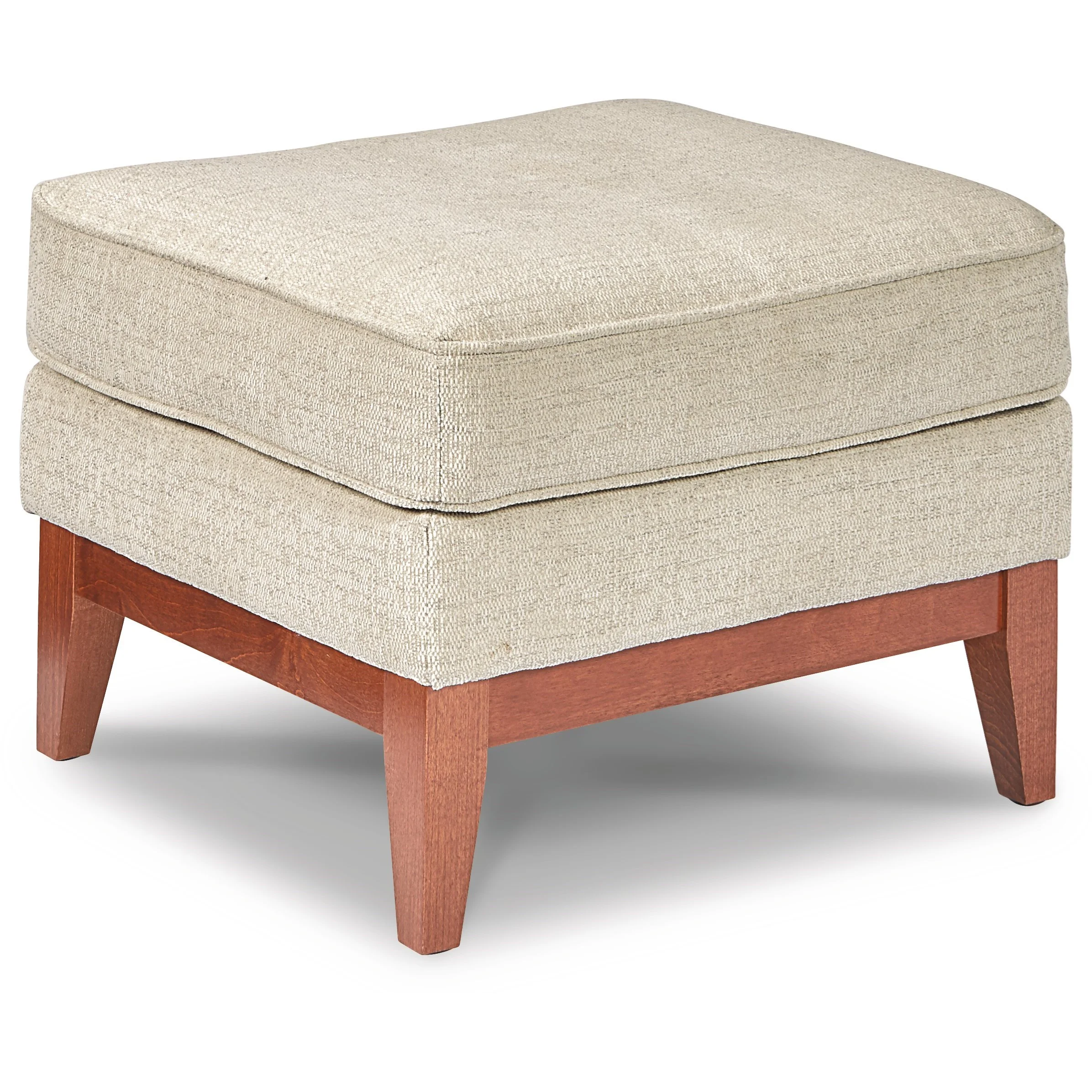 LaZBoy Ferndale 245408 D159731 Ottoman with Solid Wood Base